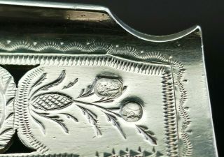 c1817 AIMÉE CATHERINE CLERIN ANTIQUE 19thC FRENCH SOLID SILVER FISH SLICE SERVER 3