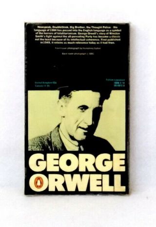 Nineteen Eighty - four by George Orwell vintage Penguin paperback 1976 2