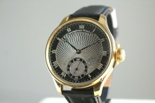 Iwc Vintage 1880`s One Of The First Cased Gold Luxury Men`s Swiss Wristwatch