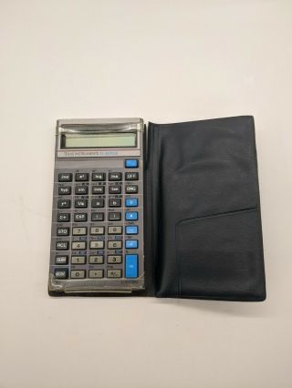 Vintage Texas Instruments Ti - 35 Plus Scientific Calculator With Cover