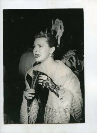 Lana Turner Green Dolphin Street 1947 Candid Dbw Vintage Photo T32