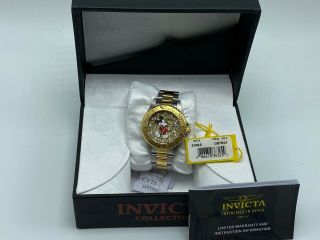 Nwt Invicta 30635 Unisex 36mm Disney Mickey Mouse Limited Edition Watch
