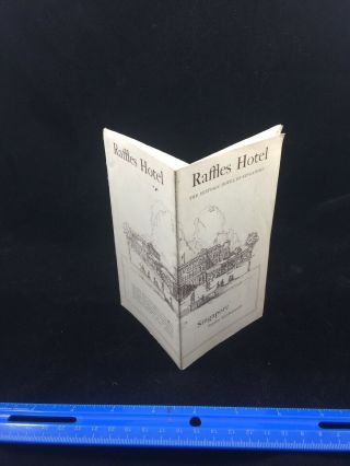 1923 Vintage Raffles Hotel Singapore Brochure Rare