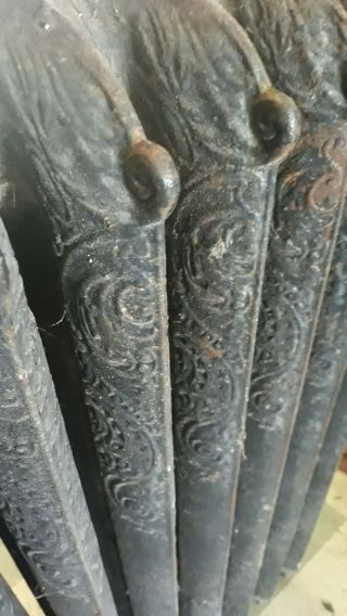 Antique Ornate Victorian Cast Iron Decorative Radiators - Nine