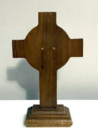 Antique Reliquary Relic True Cross of Jesus Christ Cruc.  D.  N.  J.  C. 3
