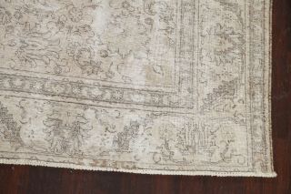 10x12 Antique Muted Traditional Distressed Large Area Rug Oriental Hand - knotted 6
