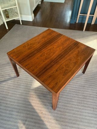 Danish Rosewood Coffee Table 1960s By Severin Hansen For Haslev Mobelsnedkeri
