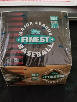 1997 Topps Finest Baseball Series 2 Box W/ 24 Packs