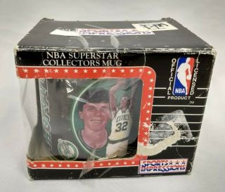 Vintage Boston Celtics Nba Kevin Mchale 32 Ceramic Coffee Mug Cup 1992 Gift