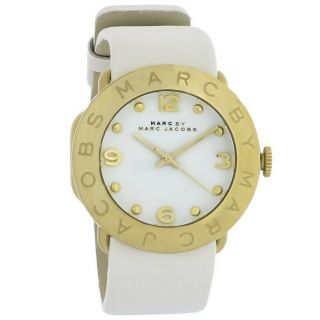 Marc Jacobs Amy Series Ladies Gold Plated Stainless Quartz Watch Mbm1150