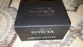 Invicta Star Wars Darth Vader Watch Limited Edition Grand Diver Black WOW /1977 2
