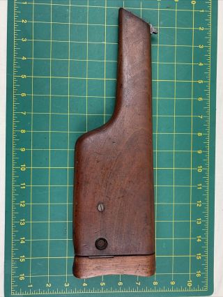 Antique German Mauser C96 Broomhandle Wooden Stock 2