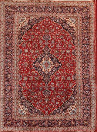 Black Friday Deal Traditional Floral Ardakan Oriental Area Rug Wool Carpet 9x13