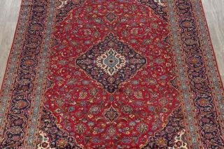 Floral Oriental Wool Area Rug Hand - Knotted Traditional Dinning Room Carpet 8x11 3