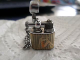 Vintage Miniature Lighter - Perky High Class Japan - Pin Up Girls Lingeree