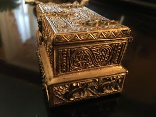 Tiffany Studios Bronze Venetion Stamp Box 5