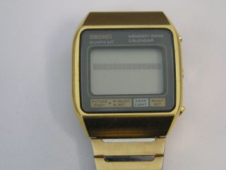 Seiko Watch Quartz Lc Memory - Bank W/ Band M354 - 5010