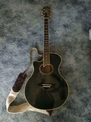 Yamaha Apx - 10a Electo - Acoustic Guitar Vintage Acoustic Guitar Dark Hunter Green