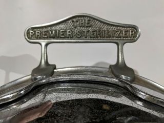 ANTIQUE - THE PREMIER BARBER HOT TOWEL STEAMER/ STERILIZER VINTAGE 1920s 3