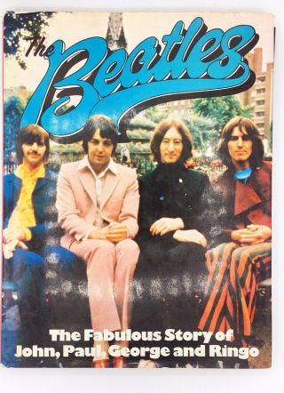 Vintage Beatles The Fabulous Story Of John,  Paul,  George And Ringo Book 1975 Hc