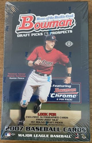 2007 Bowman Draft Picks & Prospects (24 Packs,  4 Cards) Hobby Box