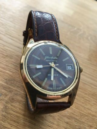 Gub Glashutte Automatic Wrist Watch Made In The Gdr