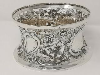 Antique Sterling Silver Potato Ring Dish Over 400 Grams P1034_3