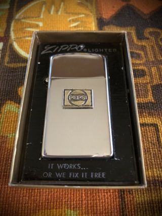 Vintage Pepsi Cola Lighter - Old Stock - (i Want To Say)