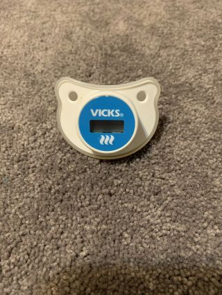 Rare Collectible Vintage Vick’s Pacifier W Thermometer Binky Dummy Baby Soother