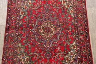 5x6 Vintage Floral Traditional RED Area Rug Hand - knotted Oriental Wool Carpet 3