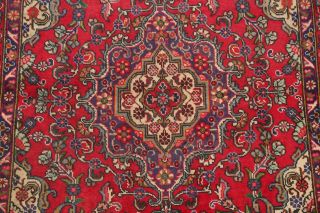 5x6 Vintage Floral Traditional RED Area Rug Hand - knotted Oriental Wool Carpet 4