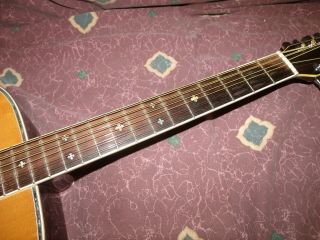 Vintage ca 1980 Aria Pro II PW - 40 - 12 Acoustic Guitar VG 12 string Matsumoku 6