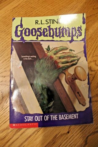 Vintage 1992 Goosebumps Book 2 Stay Out Of The Basement Scholastic