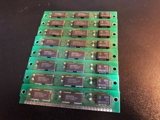 8x 256kb 30 - Pin 3 - Chip Parity 80ns Memory Simms 2mb Matched Set Vintage Pc Ram
