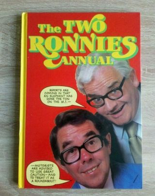 The Two Ronnies Annual Vintage Comedy Television Hardback (1979) Near
