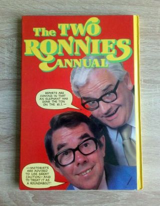 The Two Ronnies Annual Vintage Comedy Television Hardback (1979) Near 2