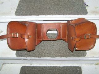 Vintage Pommel Pony Size Saddle Bags Leather