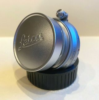 Leica Leitz 35mm F3.  5 Vintage Summaron M Mount Lens w/ Silver Cap and UV Filter 2