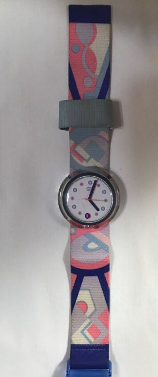 1991 Pop Swatch Watch Contessa Pwn104