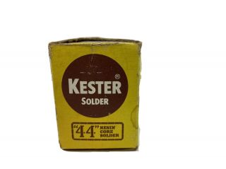 Vintage Kester Solder “44” Resin Core - Core 66 - Diameter.  031 8oz 1/2 Lb