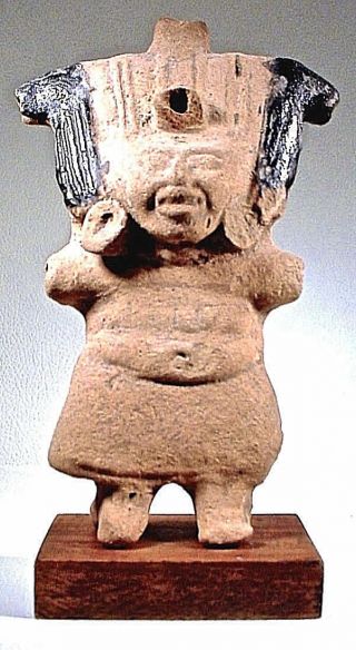 Pre - Columbian Vera Cruz Smiling Figure Ex Sothebys 