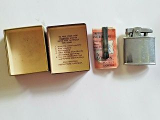 Vintage Ronson Pocket Lighter with Box and Paperwork 2