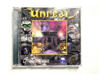 Vintage Unreal 1999 Pc Cd Rom Game Rare Aus Release