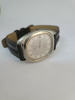 Omega Deville Date Stainless Steel Gents Watch Parts And Repairs
