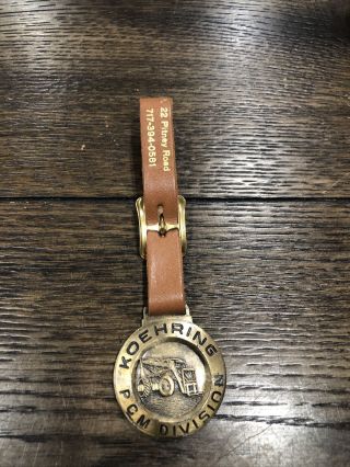 Vintage Antique Pocket Watch Fob Koehring Pcm Division