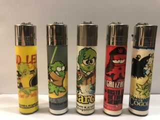 Rare Mixed Cogollitos Clipper Lighter Set - Set Of 5