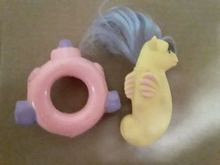My Little Pony Baby Sea Horse Star Yellow Toy Floatie G1 Vintage MLP 1984 80s 3