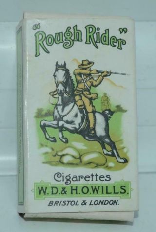 Tta - Vintage Rough Rider Cigarette Packet - W D & H O Wills