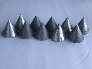10 Vintage Isolation Feet (1.  5 Inch Diameter) Audiophile Cones Spikes