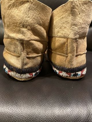 SIOUX MOCCASINS Antique Early 1900 ' s 4